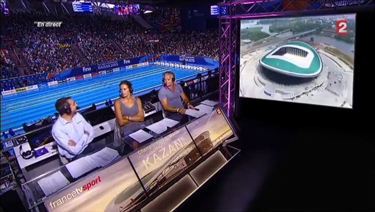 Mondiaux de natation : Philippe Lucas chambre Laure Manaudou en direct