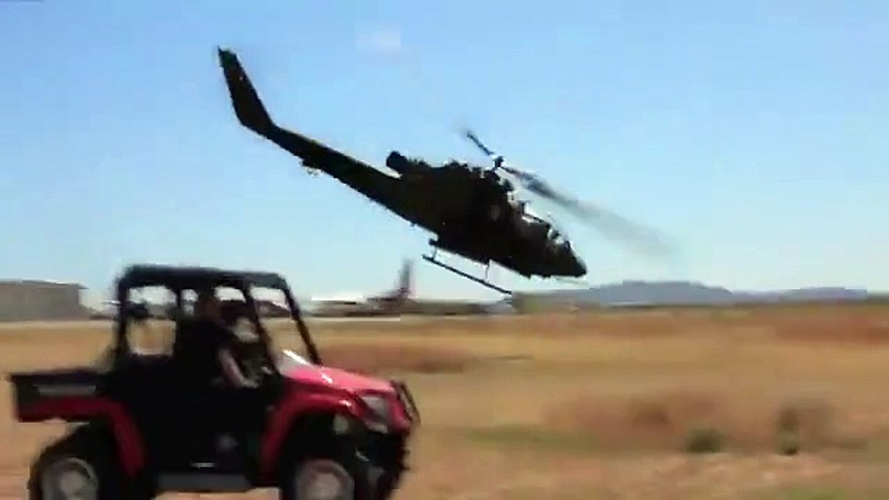 Un accident d'hélicoptère impressionnant