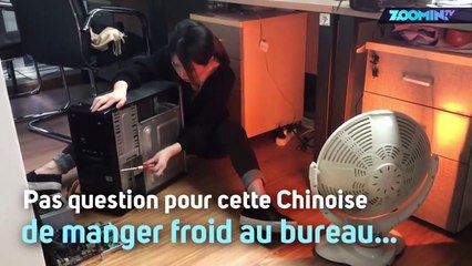 Elle cuit sa viande avec un fer à repasser !