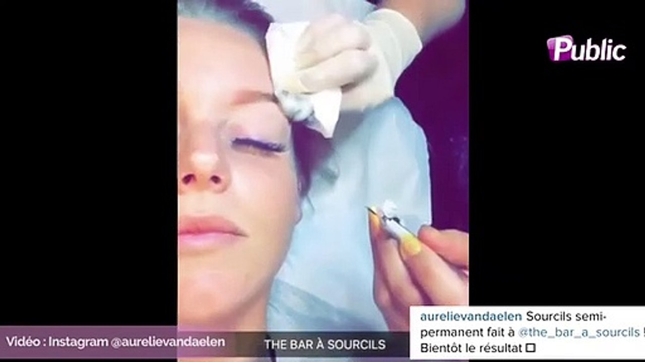 Aurélie Van Daelen : elle teste pour vous les sourcils semi permanent !
