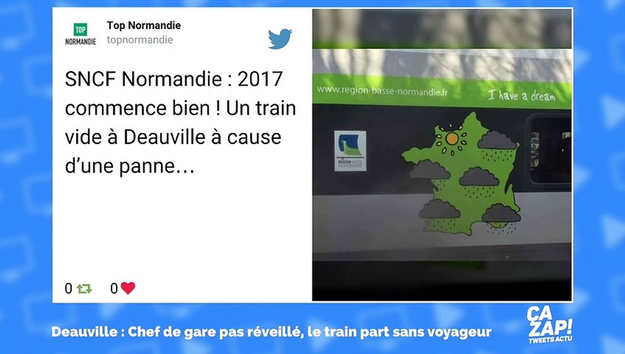 Deauville : le chef de gare ne s'est pas réveillé, le train part... sans les voyageurs !