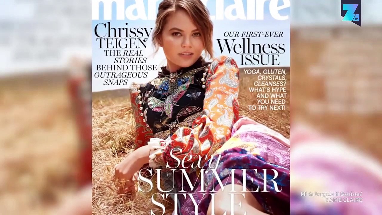 Chrissy Teigen sans tabou pour le magazine Marie Claire