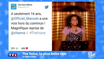 Les téléspectateurs de The Voice craquent pour la jeune Manoah !