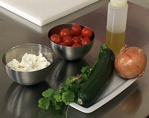 Tomates cocktail farcies à la ricotta