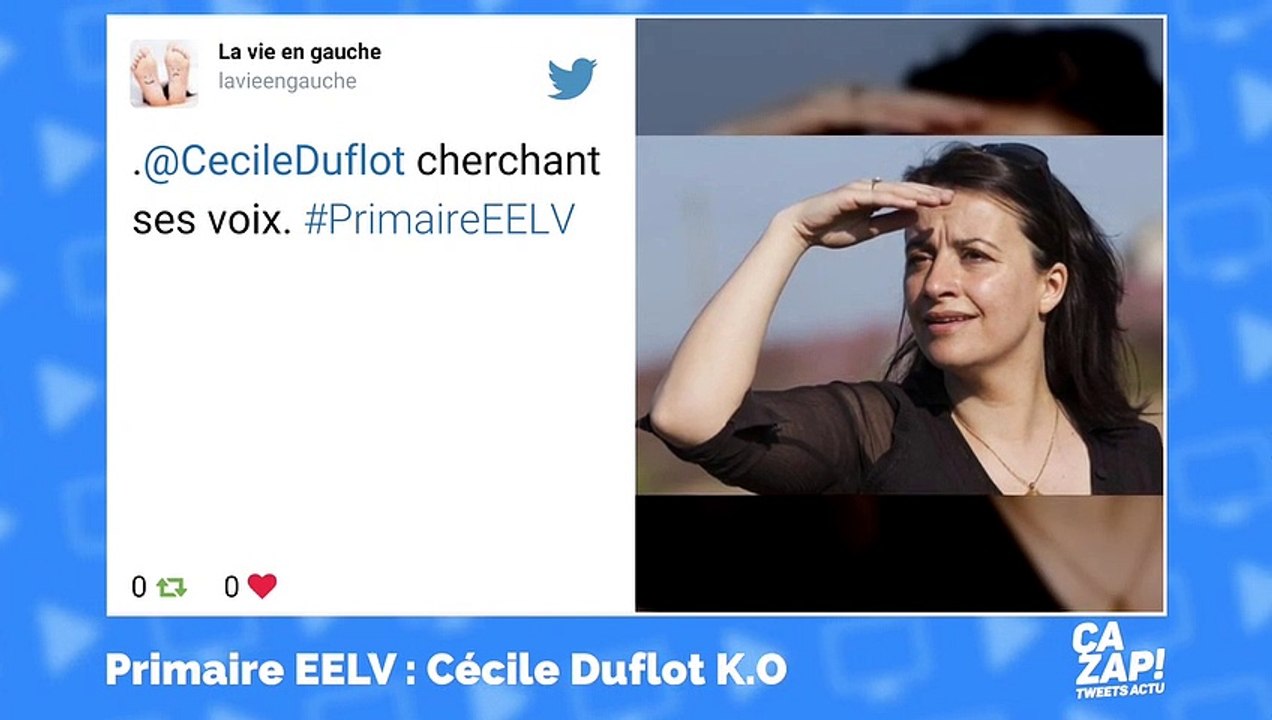 Les internautes se moquent de Cécile Duflot, battue aux primaires des Verts