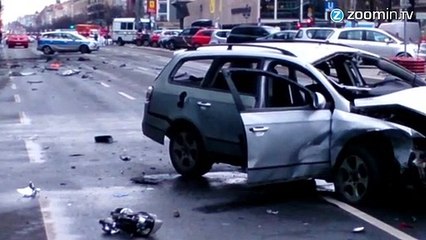 Explosion d'une voiture en plein coeur de Berlin