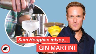 Outlander Star Sam Heughan Makes An Impressive Gin Martini | 4:59 | Esquire
