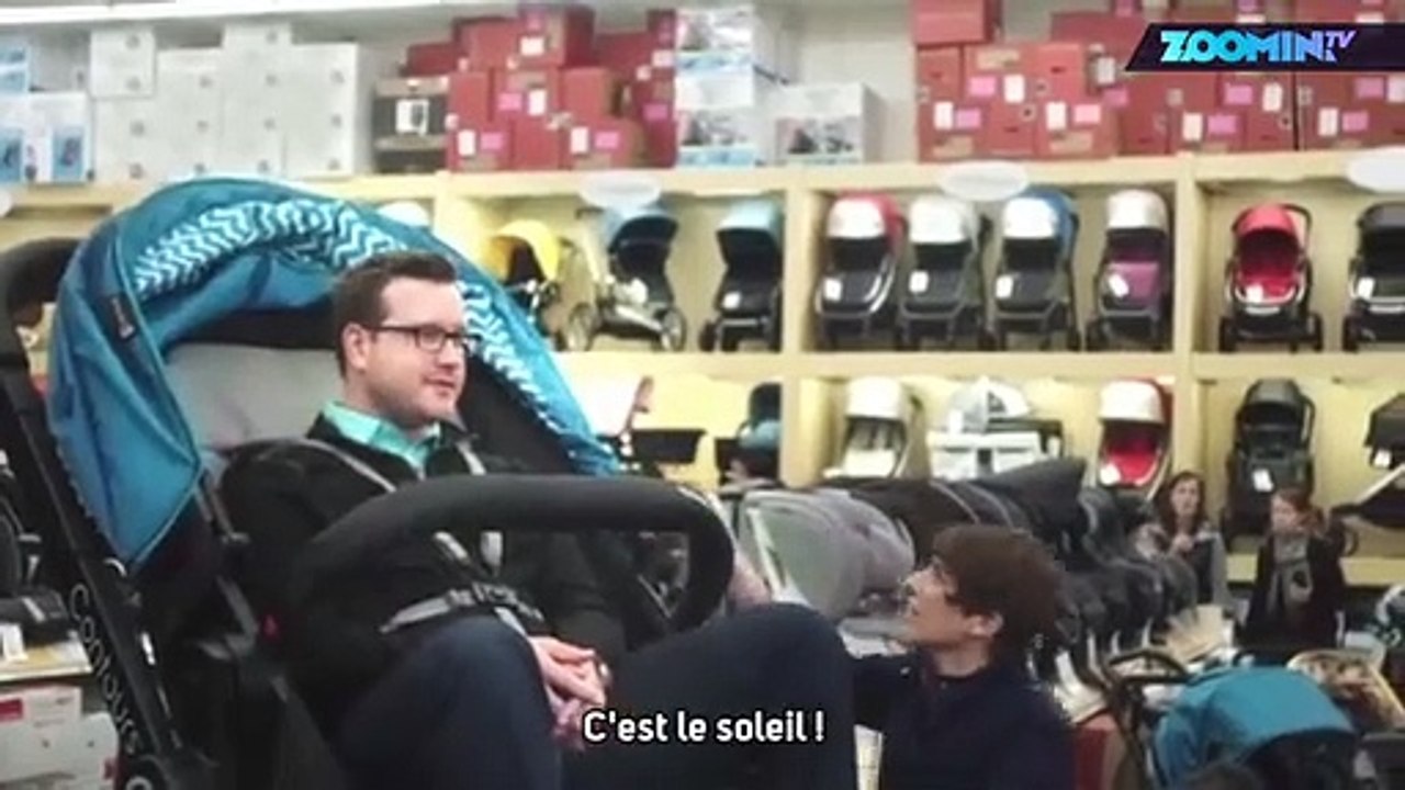 Insolite : la poussette pour adulte !