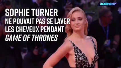 Les cheveux sales de Sophie Turner