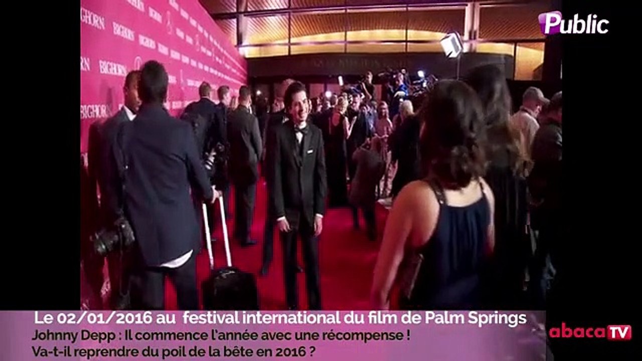 Exclu Vidéo : Johnny Depp : Il commence l’année avec une récompense mais semble fatigué ...