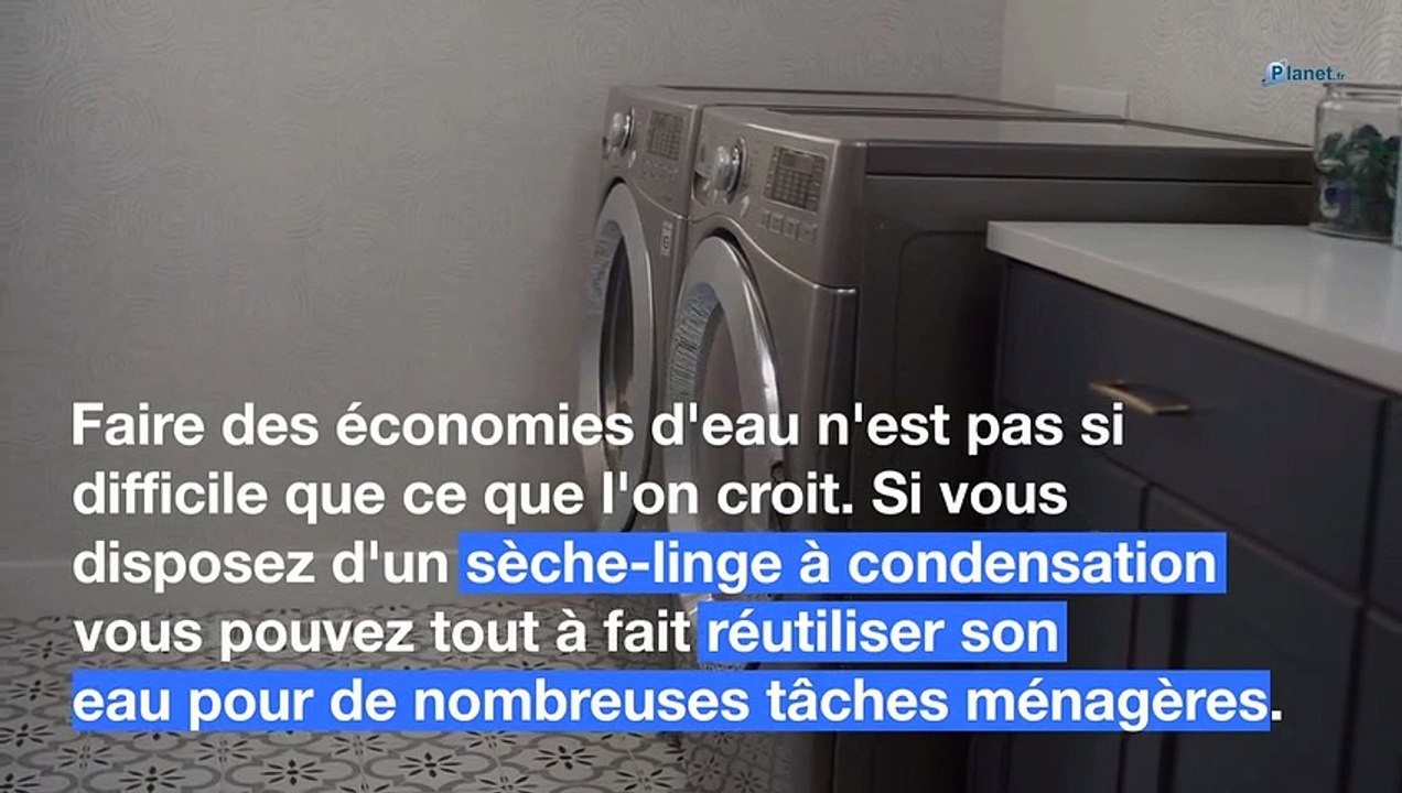 Que faire avec l'eau du sèche-linge ?
