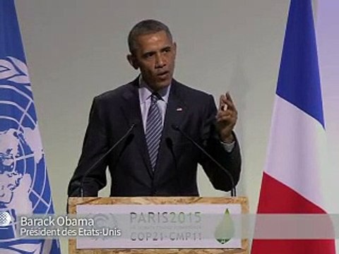 Climat: Obama appelle le monde à être à la hauteur des enjeux