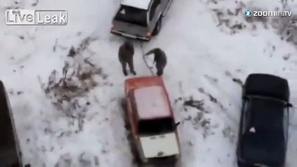 Se garer en Russie : un sport extrême