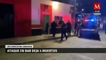 Ataque armado a bar deja cuatro muertos en Tlapacoyan, Veracruz