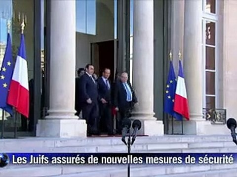 Cellule islamiste: Hollande assure la communauté juive d'une mobilisation totale de l'Etat