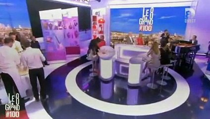 Laurence Ferrari en larmes sur le plateau du Grand 8