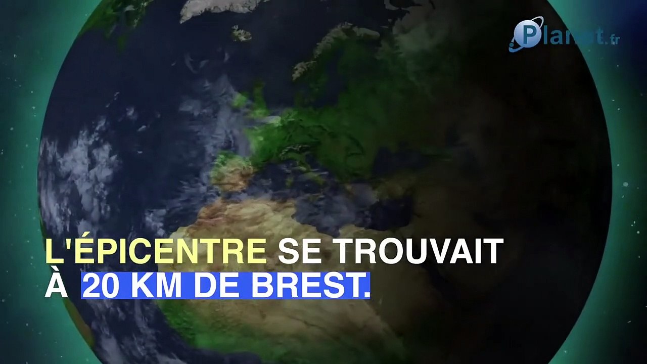 Un tremblement de terre secoue une région française