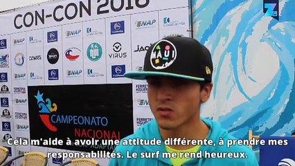 Exploit sportif : il surfe alors qu'il est aveugle