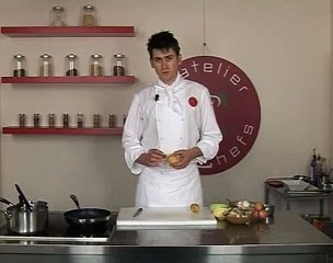 Pomme de terre à l'oeuf poché et aux champignons