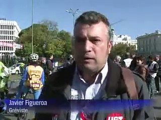 L'Europe contre l'austérité, heurts en Espagne et en Italie