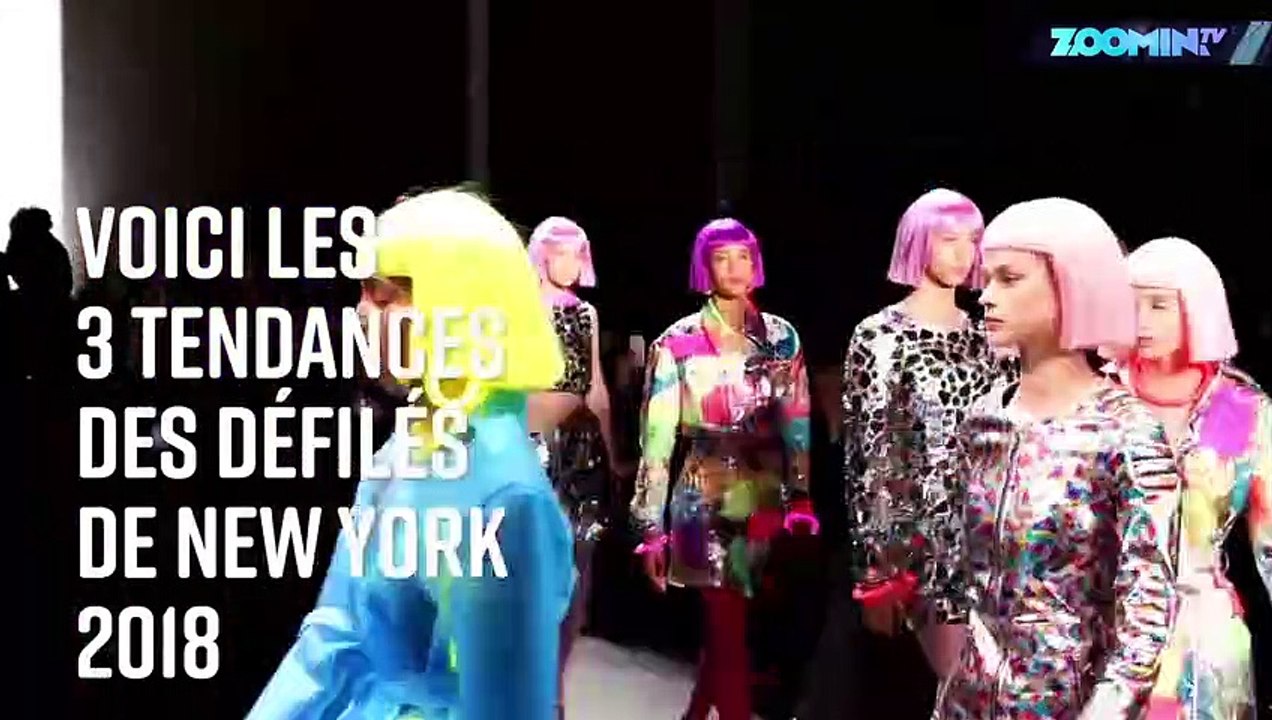 Les tendances à suivre de la New York Fashion Week