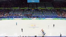 Une parodie 'jeu-vidéo' du patinage de vitesse à Sotchi