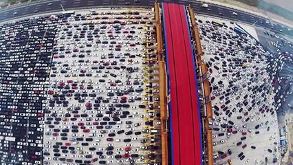 Chine : Voici l'embouteillage le plus énorme jamais vu !