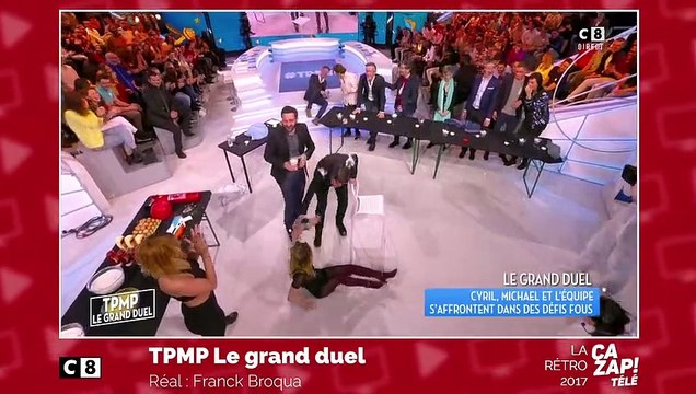 Nagui tente un slam... et chute lamentablement !