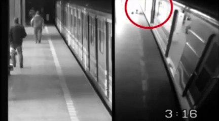 Une femme ivre survit après avoir été percutée deux fois par le métro