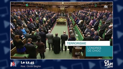 Londres : les images de l'attaque filmées par une caméra de surveillance