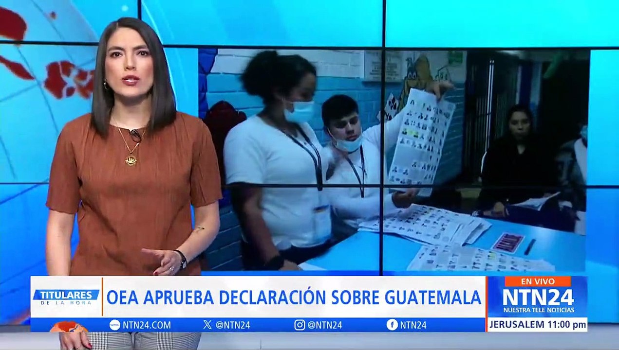 El Consejo Permanente de la OEA se mostró preocupado por la “judicialización” de las elecciones en Guatemala