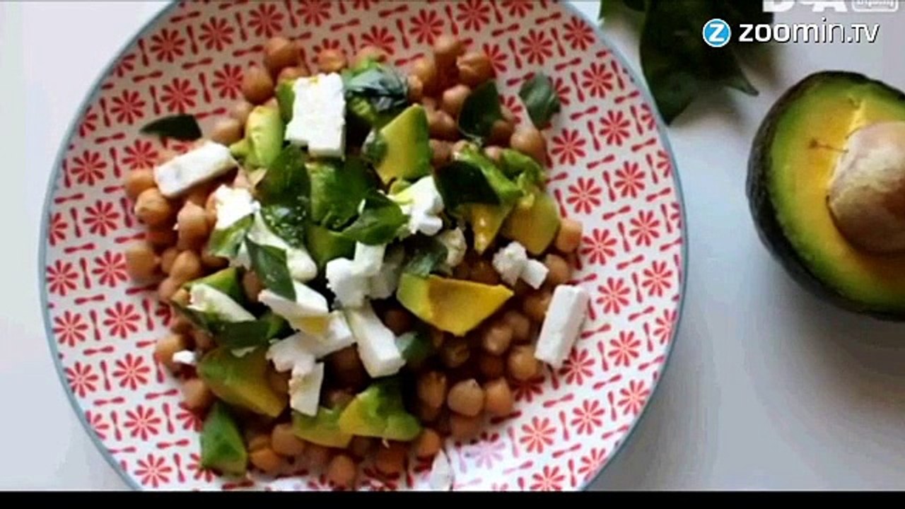 Recette low-cost : ma salade pois chiches-feta-avocat