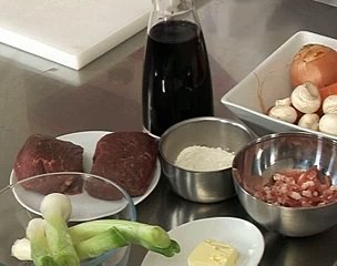 Emincé de boeuf comme un bourguignon