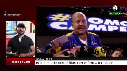 El dilema de cerrar filas con Alfaro... o recular: Isaack de Loza