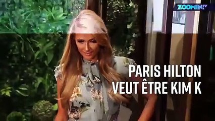 Paris Hilton imite Kim Kardashian