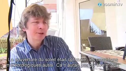 L'éclipse, ça donnait quoi à Rome? Et à Londres ? Et...