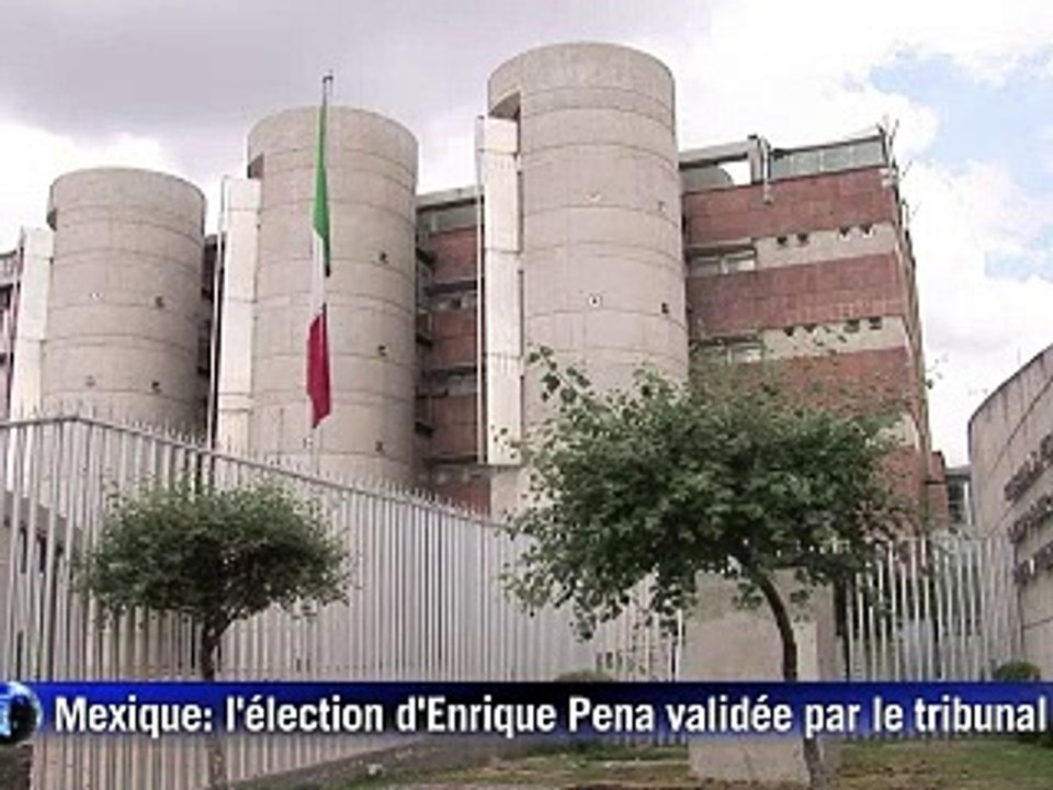 Mexique: Enrique Peña Nieto officiellement proclamé président élu
