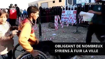 Des milliers de réfugiés aux portes de la Turquie