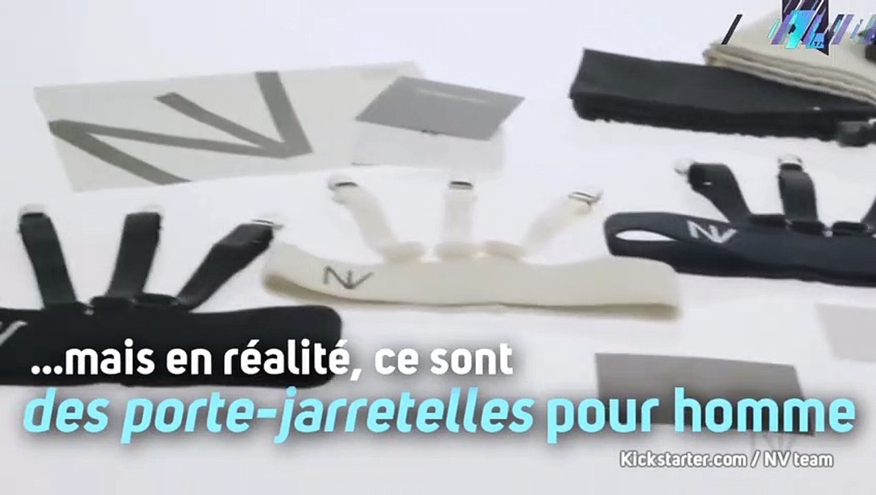 Voici le porte-jarretelles... pour homme