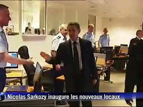 Face aux gendarmes, Sarkozy bientôt candidat défend son bilan sur la sécurité