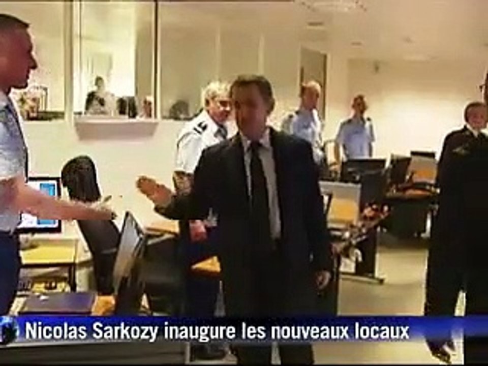 Face aux gendarmes, Sarkozy bientôt candidat défend son bilan sur la sécurité