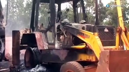 Inde: 19 poids lourds incendiés par des maoïstes