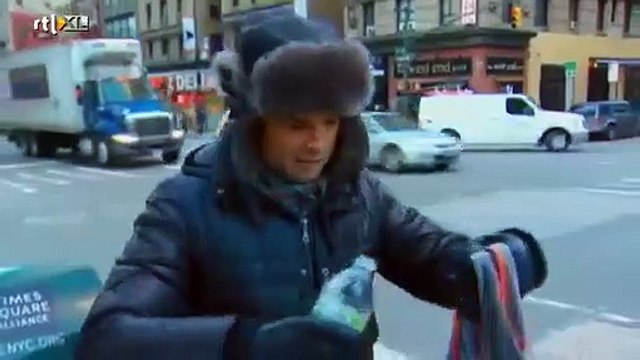 New York : un t-shirt congèle à l'air libre en quelques secondes