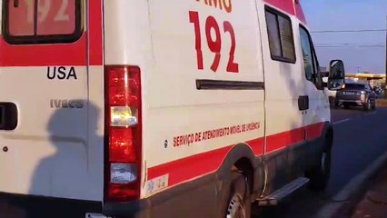 Mulher em crise nervosa é atendida em tentativa de suicídio no Trevo da Carelli