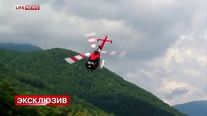 Russie : un hélicoptère s'écrase dans une rivière