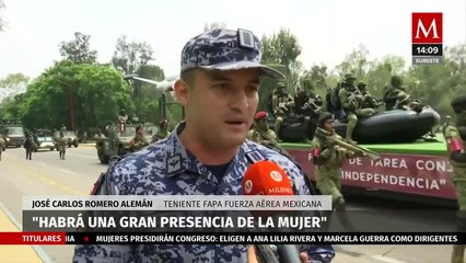 Ensayo para el desfile militar del 16 de septiembre, participan 13 mil elementos