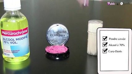 Vidéo : Do It Yourself : Comment réparer une poudre cassée !
