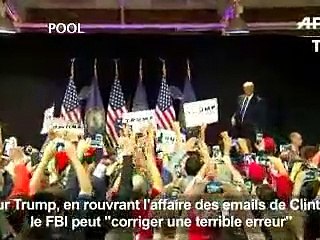 Hillary Clinton sur la défensive après une annonce du FBI