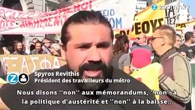 Grève générale : les Grecs disent 'non' à l'austérité