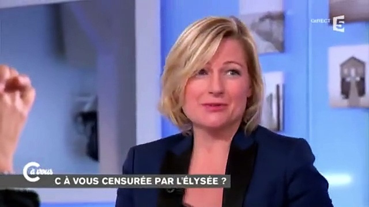 C a vous diffuse finalement les images censurées du François Hollande